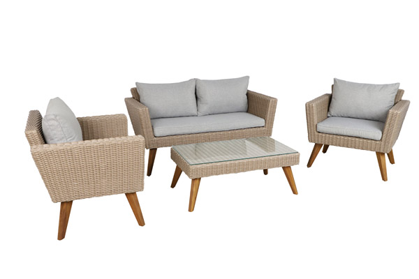 Wicker rope outdoor furniture