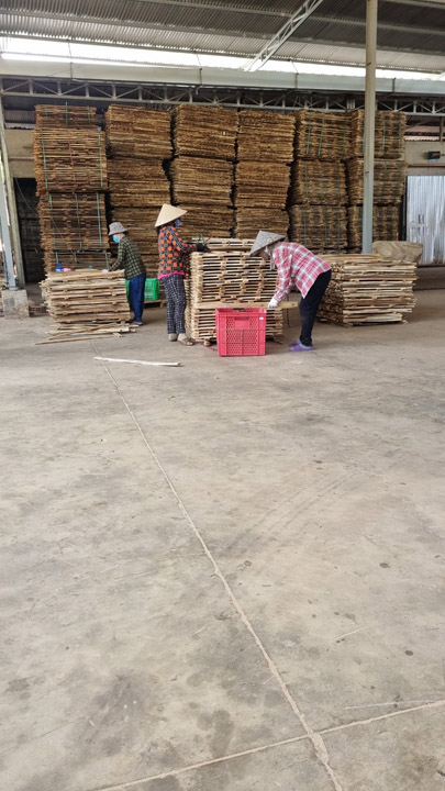 Wood deck tile factory