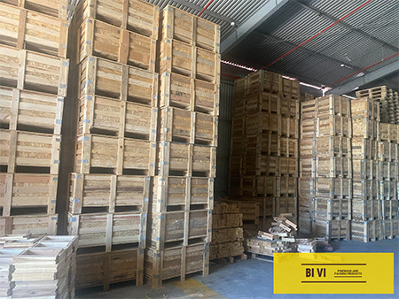 Wooden crates