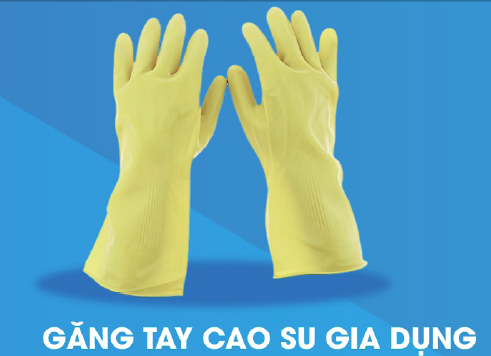 Household rubber gloves