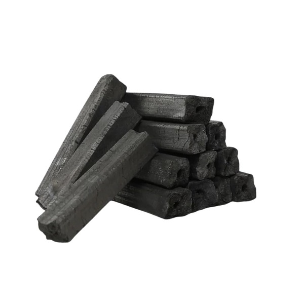 Square BBQ charcoal briquettes