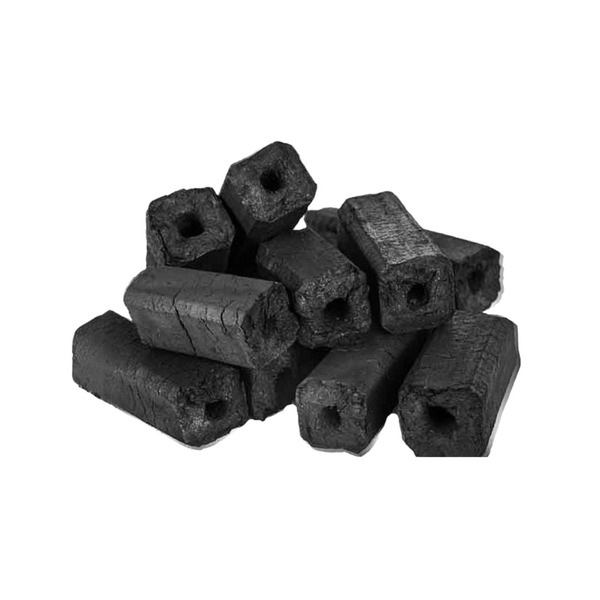 Square BBQ charcoal briquettes