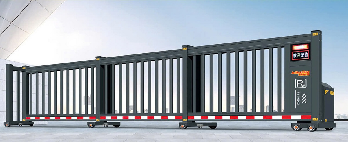 Layered sliding aluminum gate