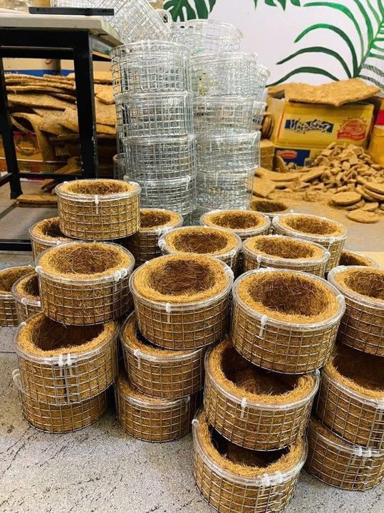 Coir bird nest