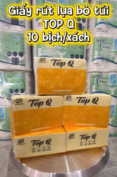 TOP Q pocket silk facial tissue (10 packs/bag)