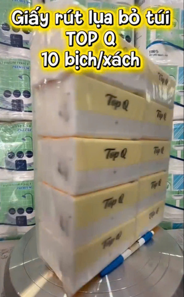 TOP Q pocket silk facial tissue (10 packs/bag)