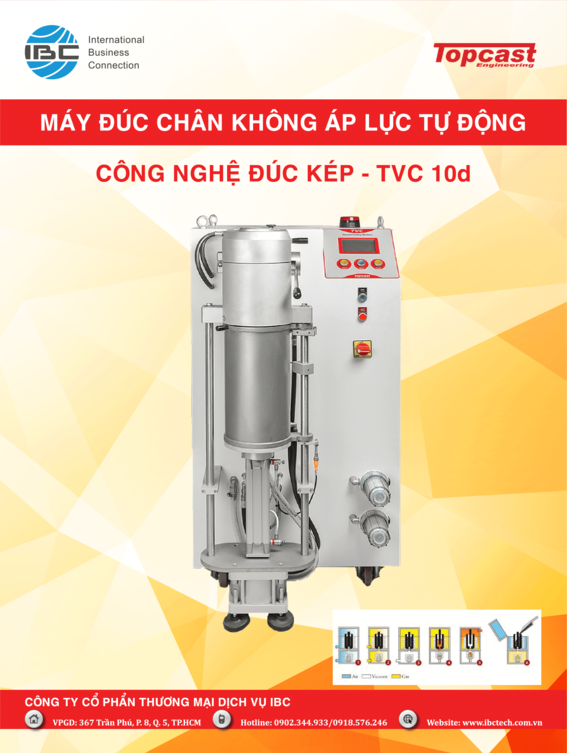 Vacuum pressure casting machine