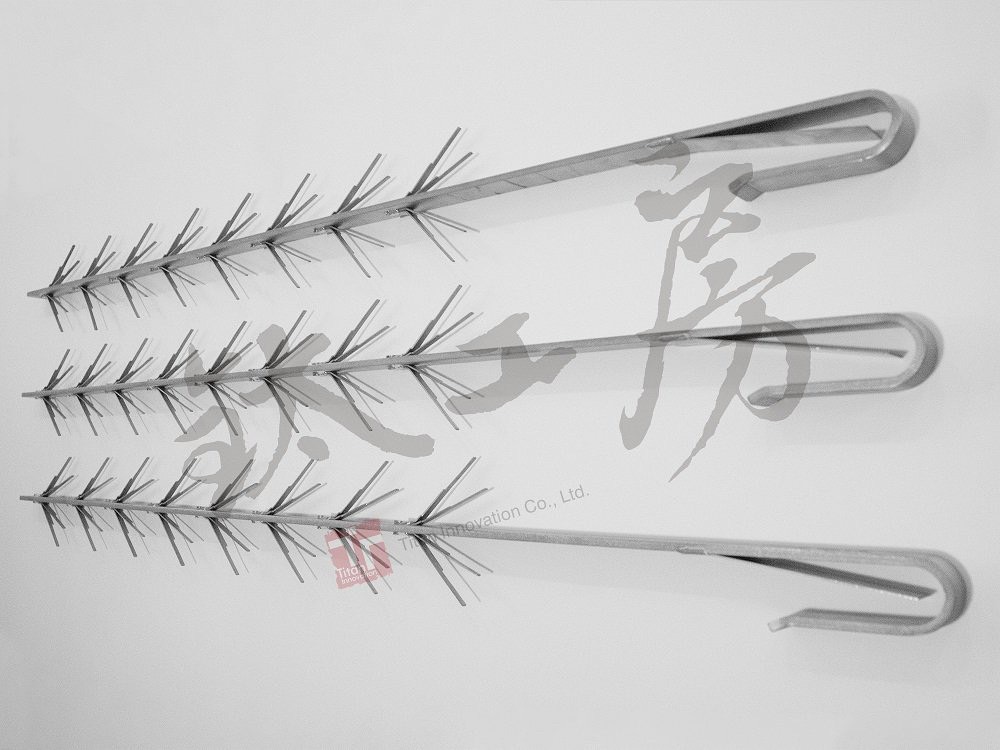 Anodization treatment titanium rack