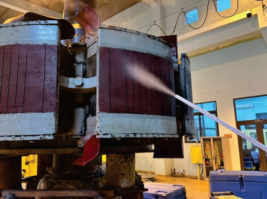 Machinery rust removal