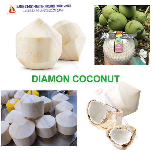 Diamond shaped coconut