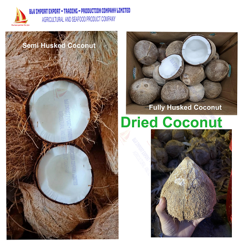Husked coconut