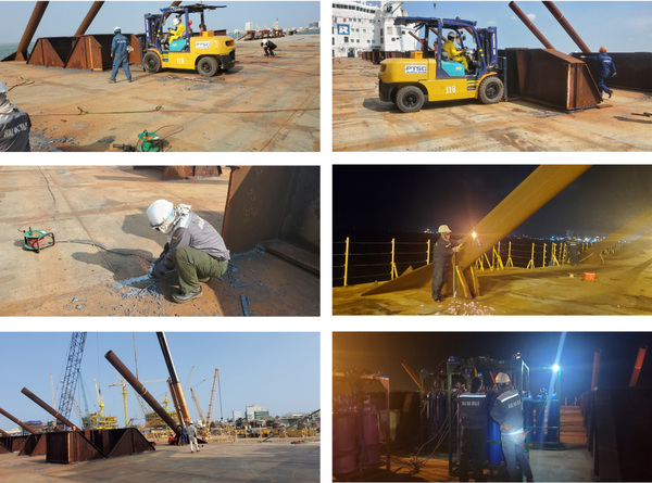 Steel structure fabrication for factories and industrial buildings
