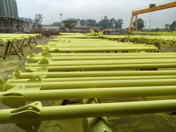 Steel structure fabrication for factories and industrial buildings