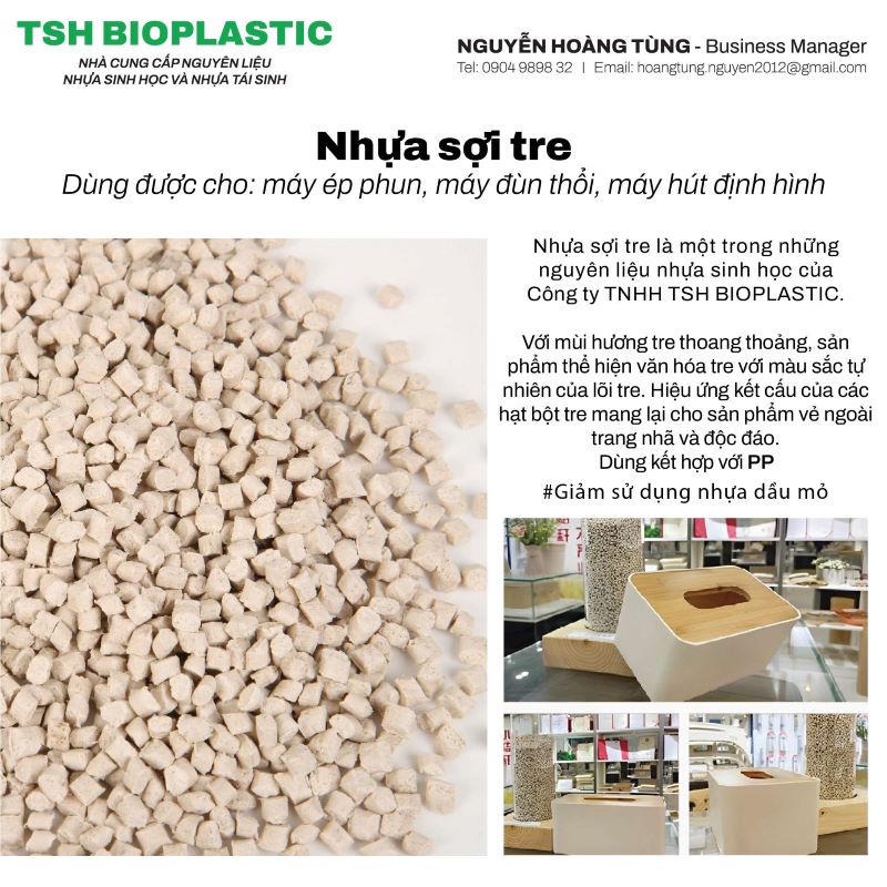 Bio bamboo fiber plastic