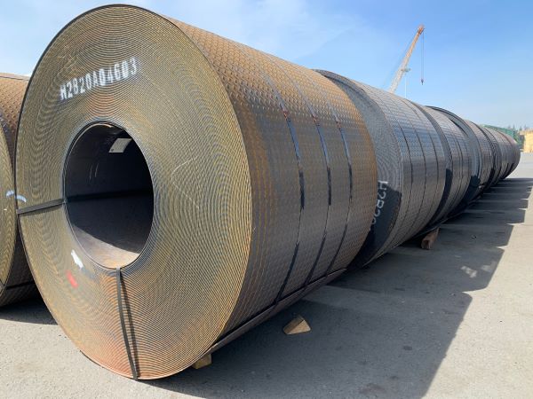 Corrugated steel plate