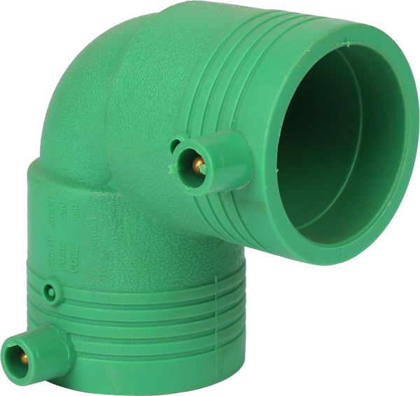 HDPE electrofusion 90 degree elbow