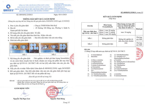 Examination Result QT3 - 00958-N2.23-DG