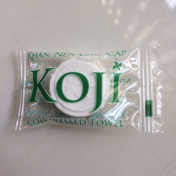 Compressed towel