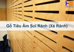 Grooved acoustic wood panels