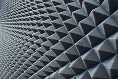 Acoustic pyramid foam