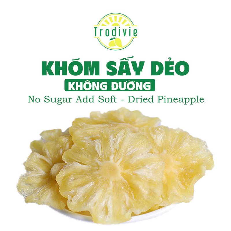 No sugar soft-dried pineapple