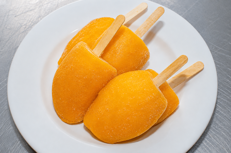 Frozen mango stick