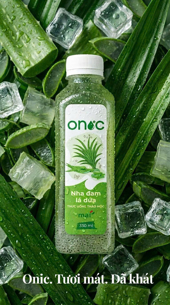 Pandan aloe vera drink