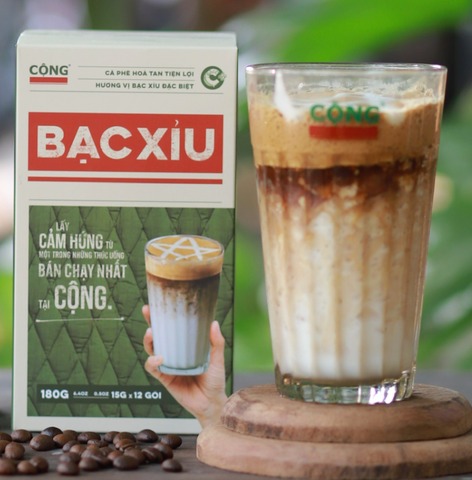 Instant Vietnamese white coffee