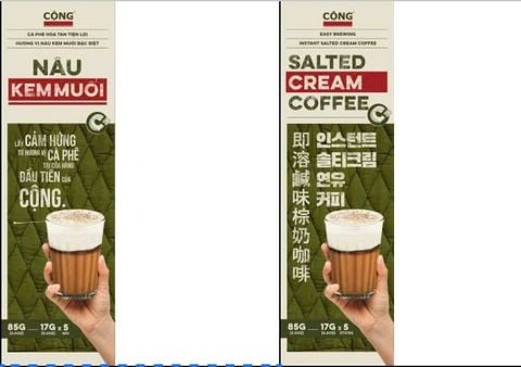 Instant sea salted cream iced coffee