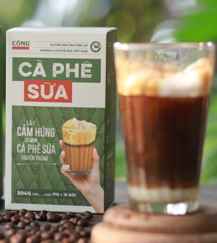 Instant milk coffee 3-in-1