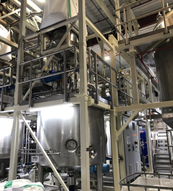 Industrial tank installation service