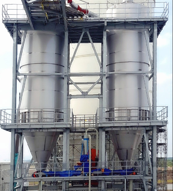 Industrial tank installation service