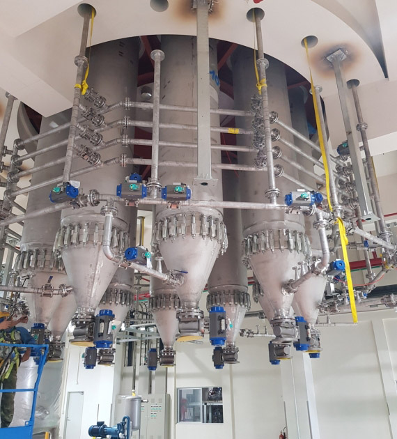 Industrial tank installation service