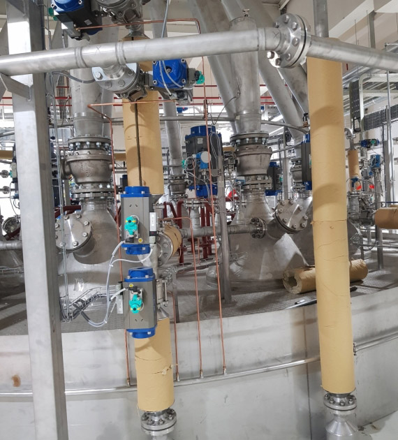Industrial tank installation service