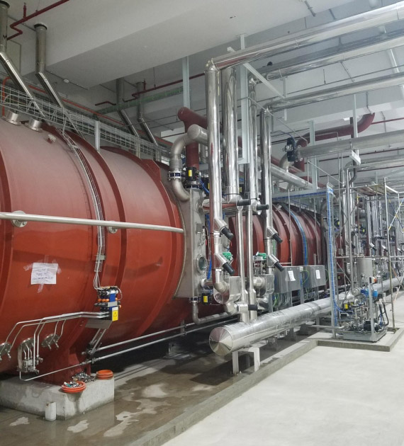 Industrial tank installation service
