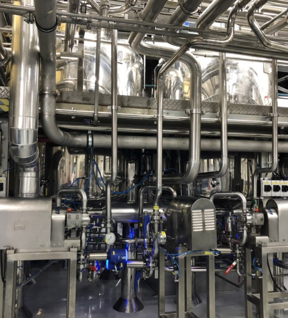 Industrial piping installation service