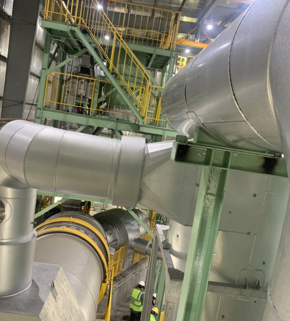 Industrial piping installation service