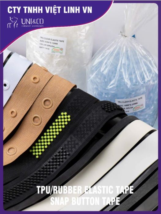 TPU tape with snap button
