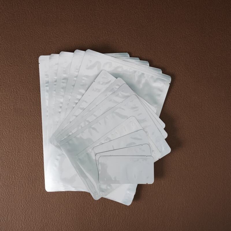 Silver Zipper Bag