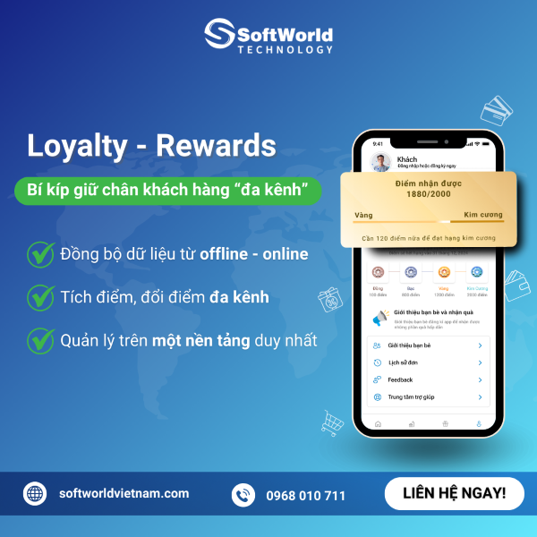 Loyalty rewards software to retain customers across channels