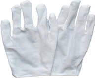 Cotton gloves