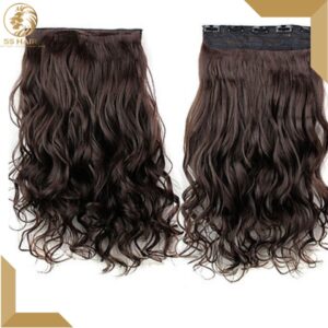 Raw hair tip extensions