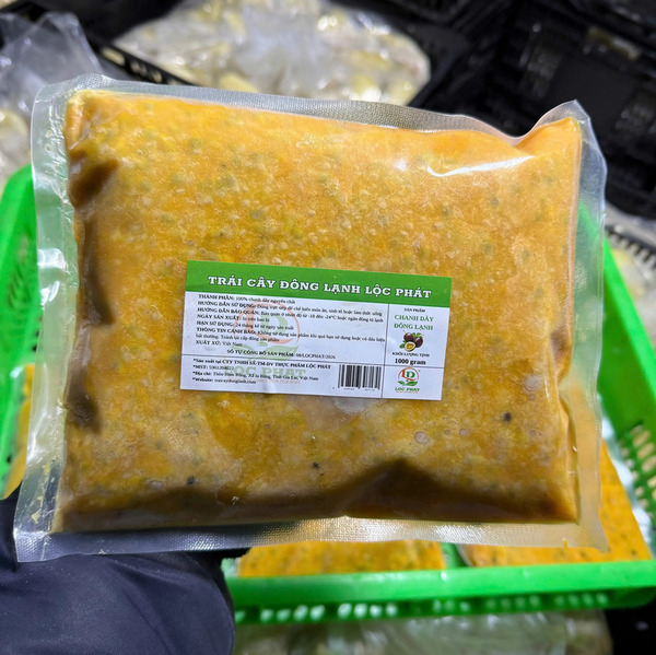 Frozen passion fruit pulp - 1kg
