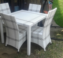 Garden table and chair