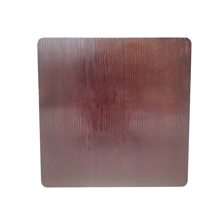 Wooden desk surface