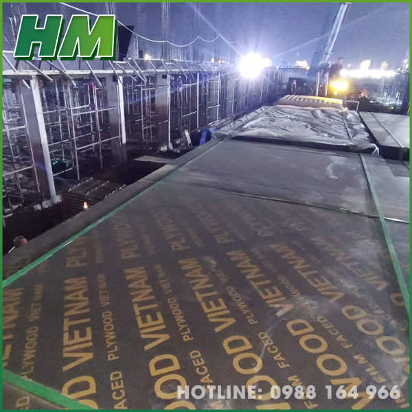 Film faced formwork plywood for construction