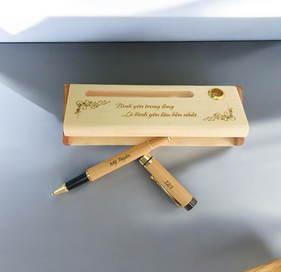 Wooden pen BG022 and wooden pen holder HBG1M