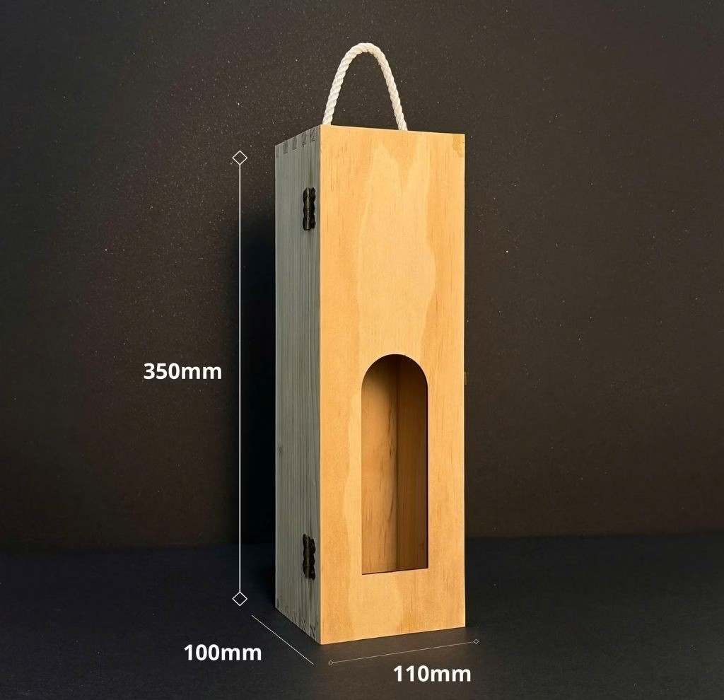 Wooden box 750ml