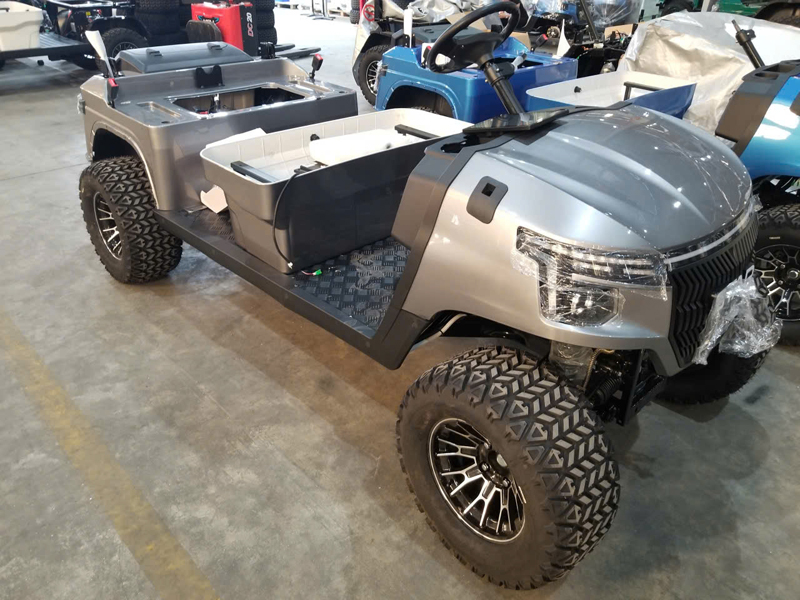 Golf cart frame fabrication