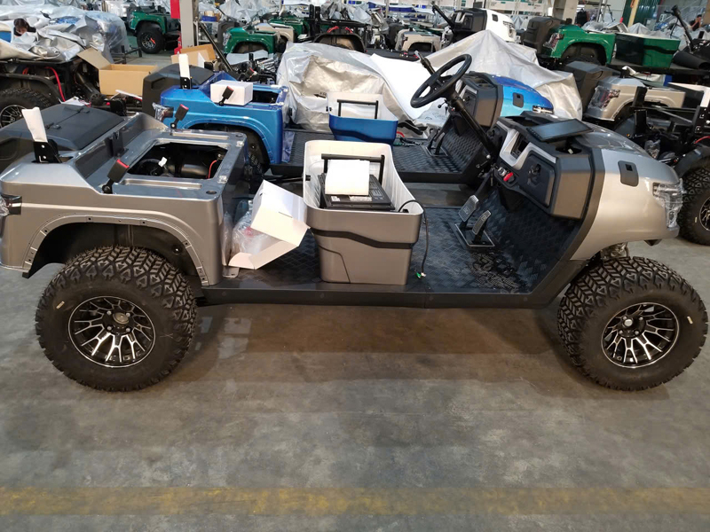 Golf cart frame fabrication